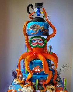 Buy Octopus Cake Topper Sea Creature Cake Topper Sea Animal Cake Online in  India - Etsy