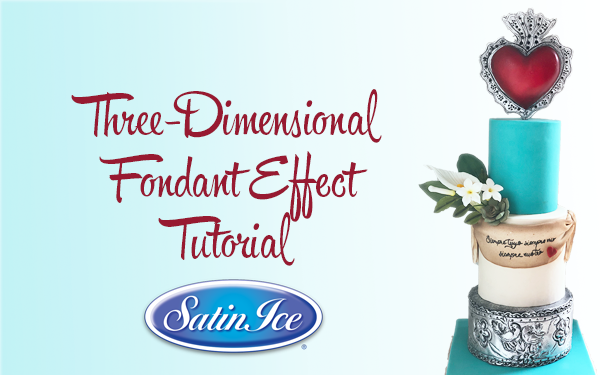 3d fondant effect