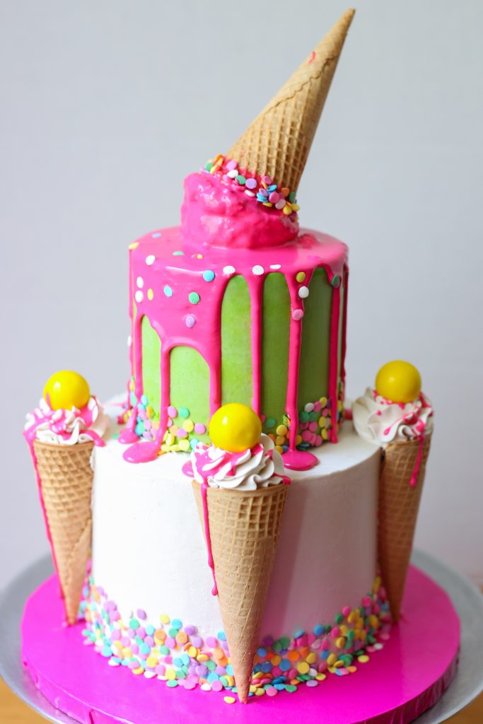 Ice-Cream Cone Cake Tutorial - American Cake Decorating