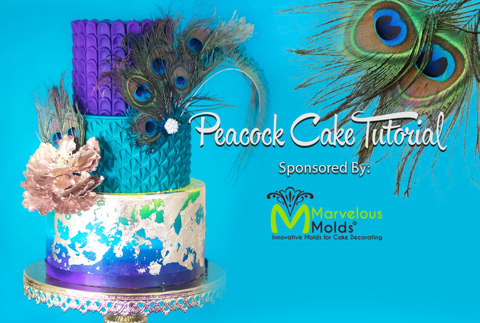 Peacock Cake Tutorial with Marvelous Molds - American Cake Decorating