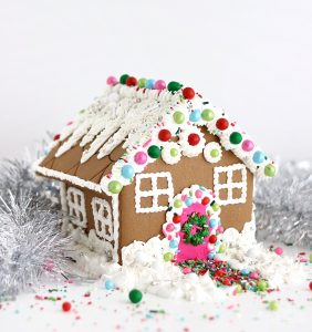 Sprinkle Gingerbread House Tutorial