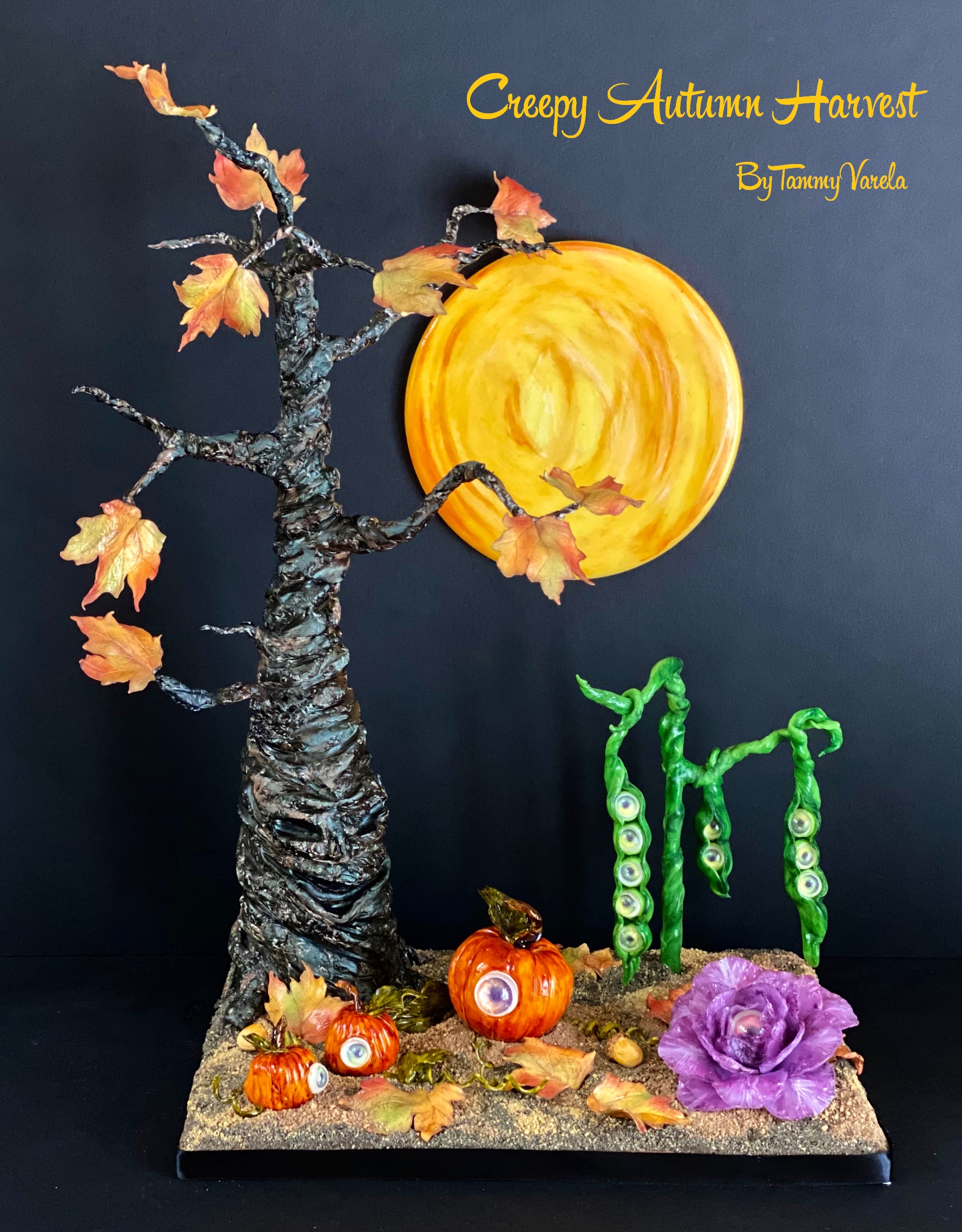 Tree Moon Isomalt Cake