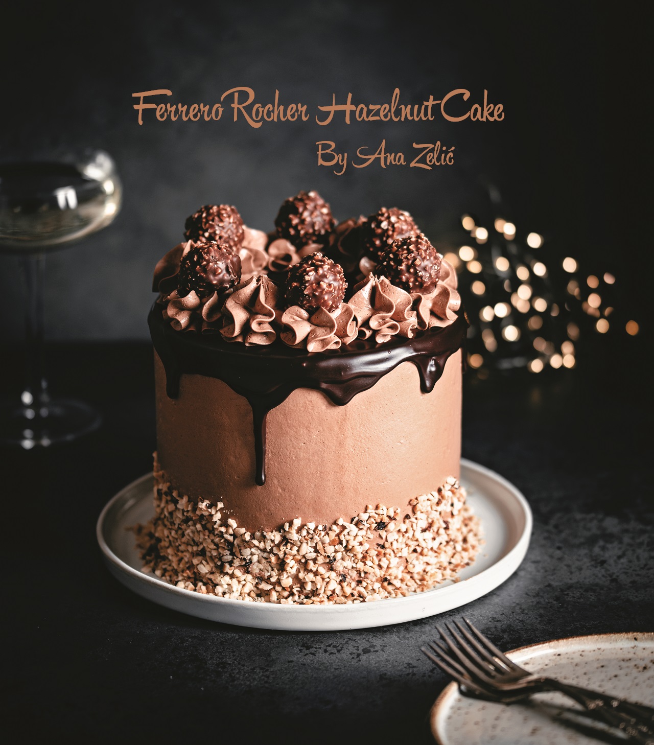 Best Ferrero Rocher Cake Recipe - How to Make Ferrero Rocher Cake