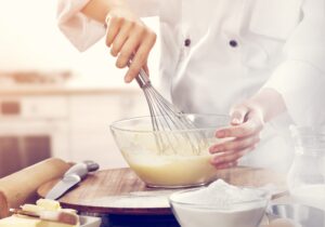 Mixing Cake Batter