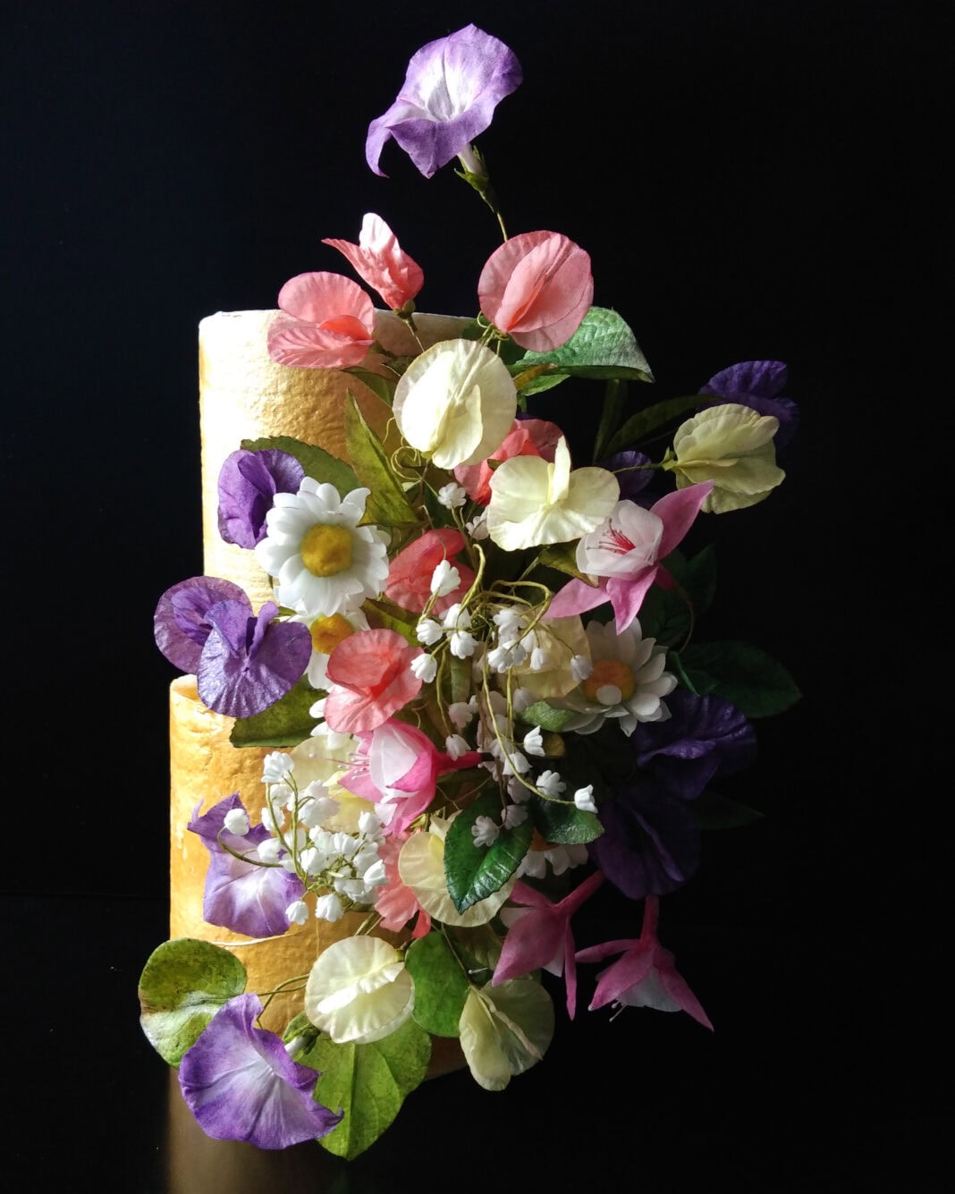 sweet pea flower tutorial