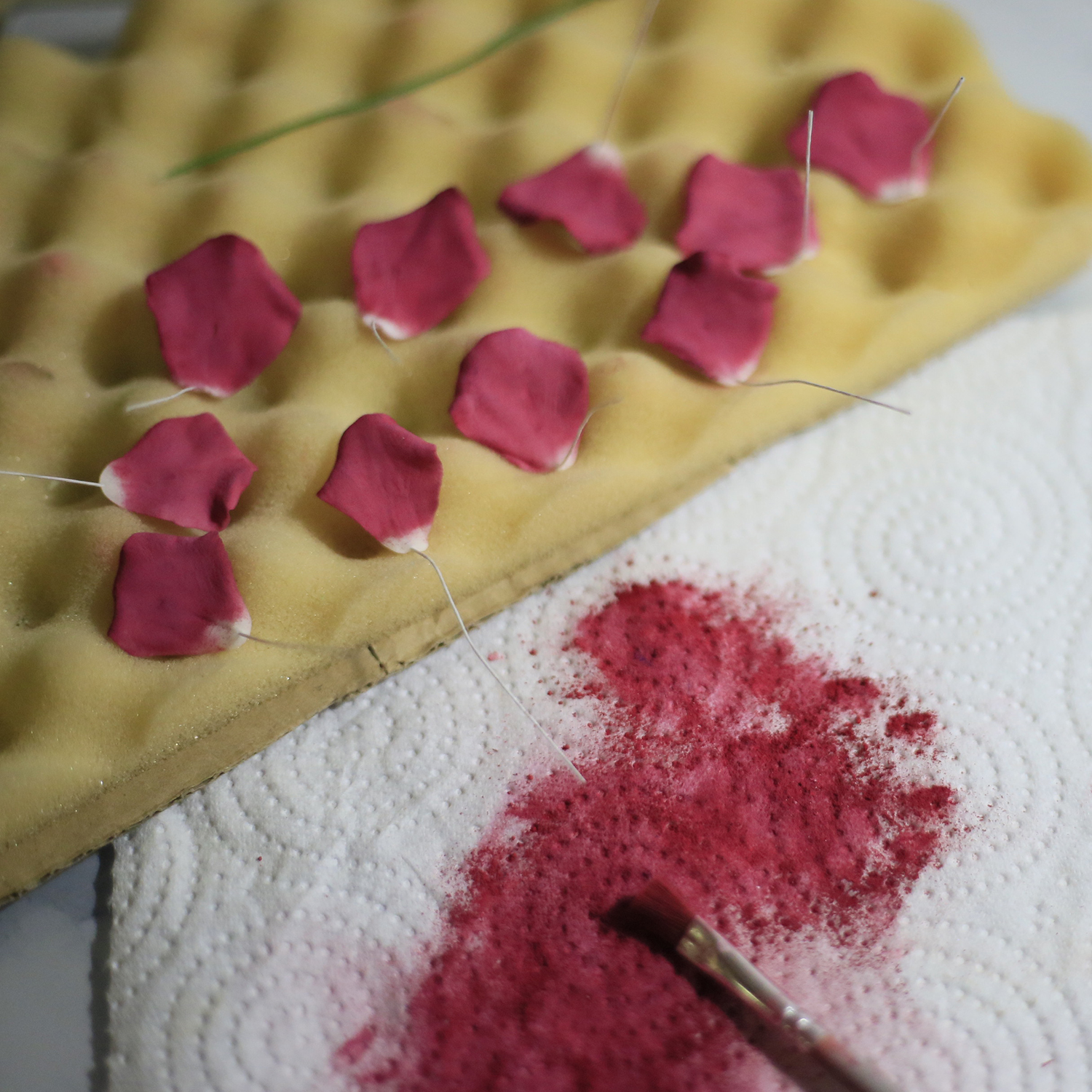 gum paste wild rose tutorial