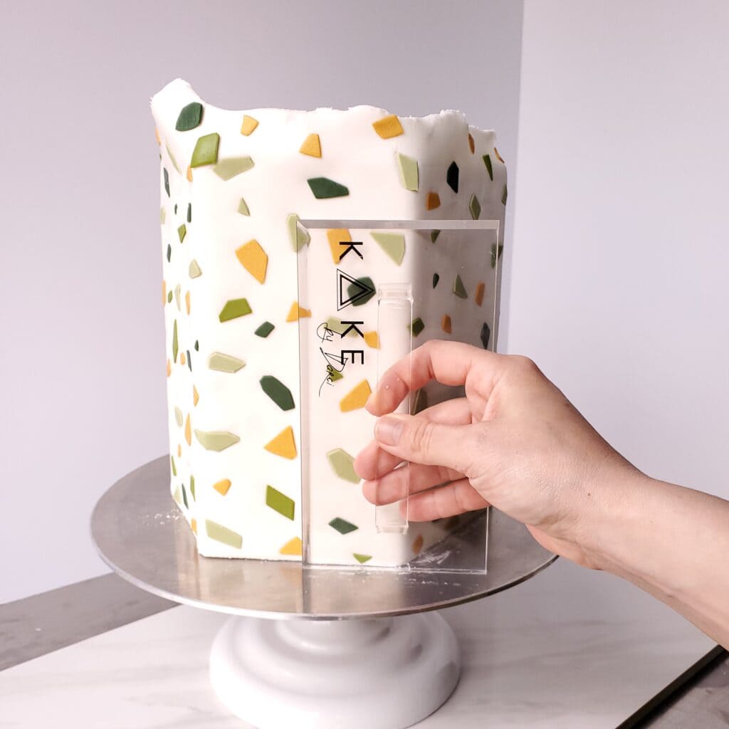 Wrapping Fondant Terrazzo