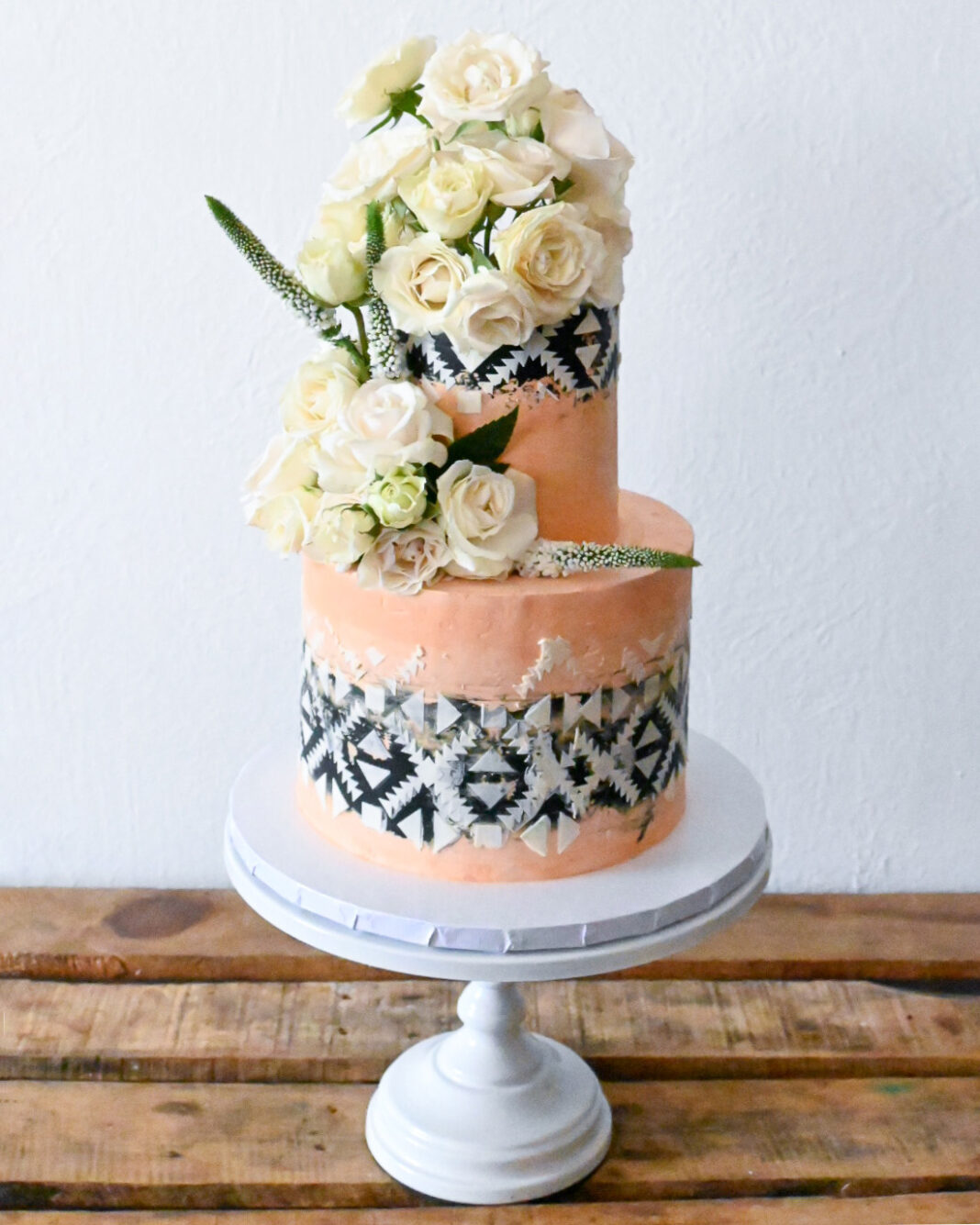 terracotta textured cake