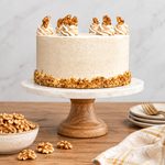 banana walnut layer cake